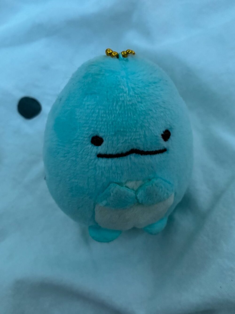 Sumikko Gurashi Tokage lizard dinosaur plush finger puppet keychain